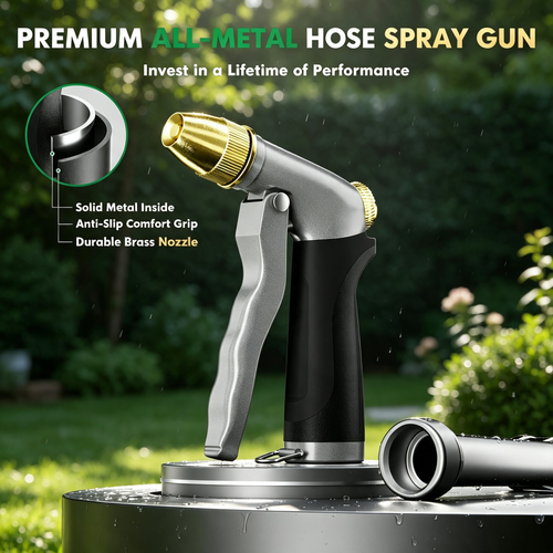 Heavy Duty Metal Hose Spray Gun