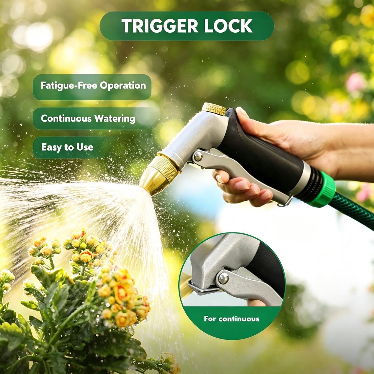 Heavy Duty Metal Hose Spray Gun